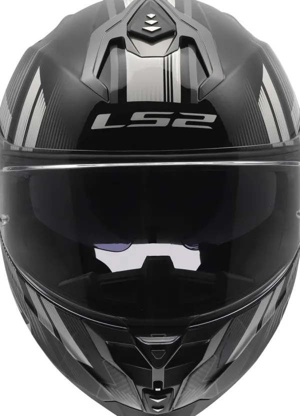 LS2 FF817 Challenger II Nitro Black Grey> Integraalhelmen|Race Helmen