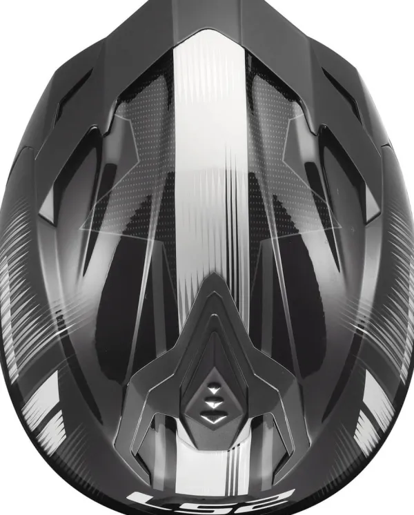 LS2 FF817 Challenger II Nitro Black Grey> Integraalhelmen|Race Helmen