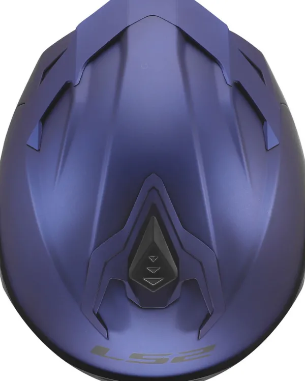 LS2 FF817 Challenger II Solid Matt Navy Blue> Integraalhelmen|Race Helmen