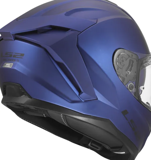 LS2 FF817 Challenger II Solid Matt Navy Blue> Integraalhelmen|Race Helmen