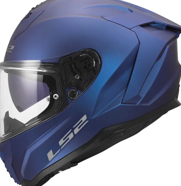 LS2 FF817 Challenger II Solid Matt Navy Blue> Integraalhelmen|Race Helmen