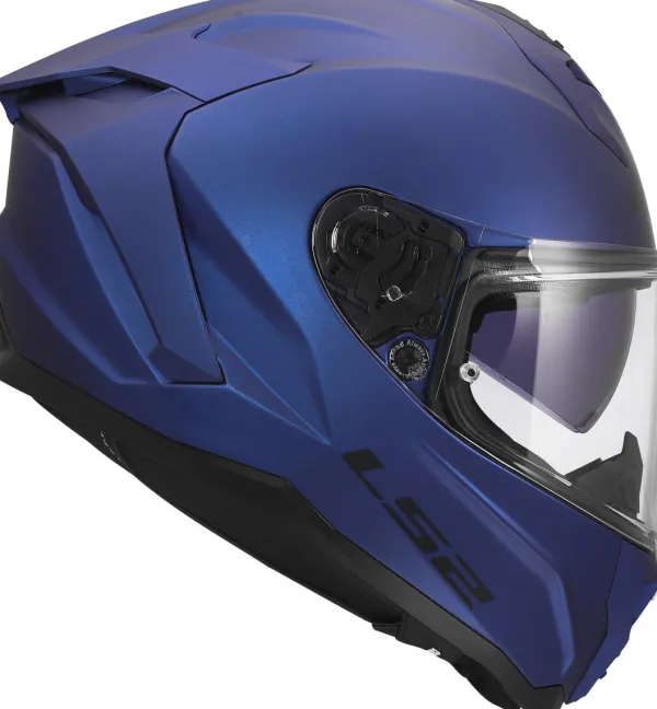 LS2 FF817 Challenger II Solid Matt Navy Blue> Integraalhelmen|Race Helmen