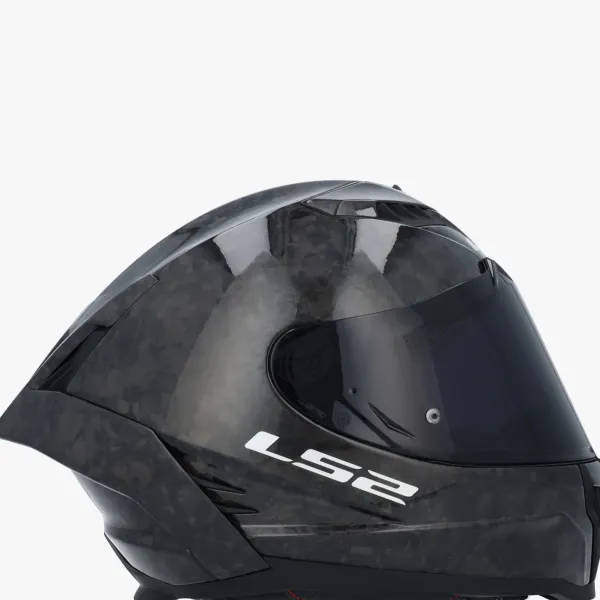 LS2 FF807 Dragon Forged Carbon> Integraalhelmen|Carbon Helmen