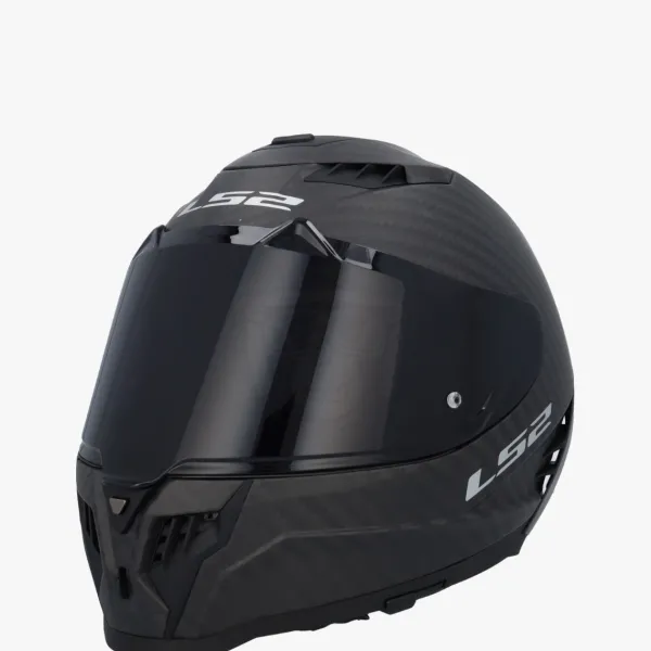 LS2 FF807 Dragon Matt Carbon> Integraalhelmen|Carbon Helmen