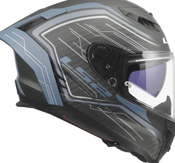 LS2 FF807 Dragon Subic Blue Petrol> Integraalhelmen|Race Helmen