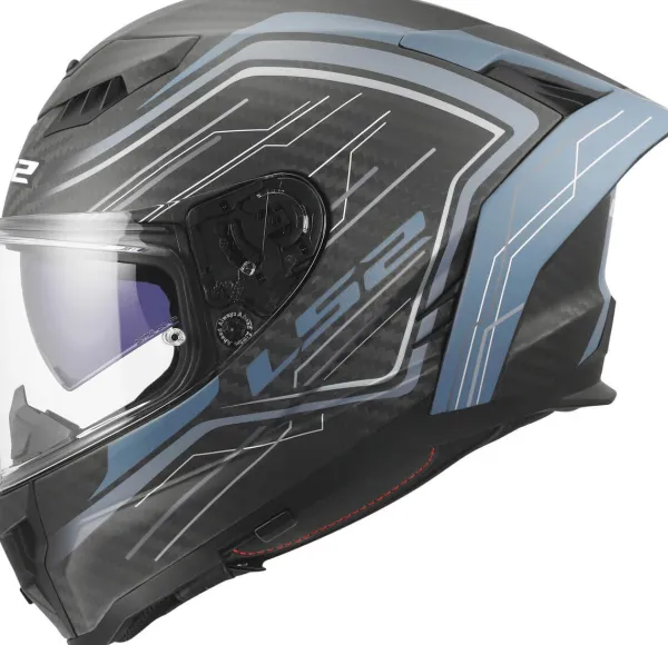 LS2 FF807 Dragon Subic Blue Petrol> Integraalhelmen|Race Helmen