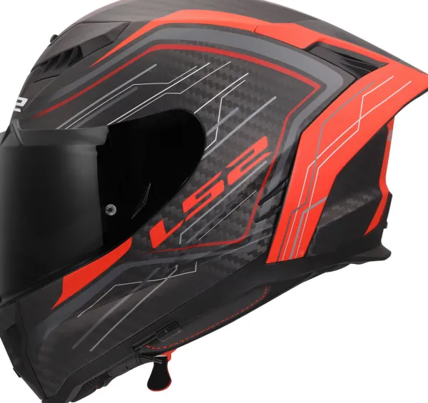 LS2 FF807 Dragon Subic Red> Integraalhelmen|Race Helmen
