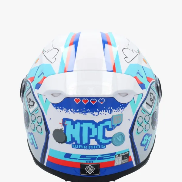 LS2 FF812 Kinderhelm Next Level White> Kinder Scooterhelmen