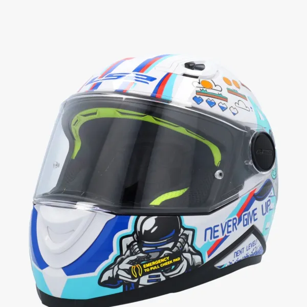 LS2 FF812 Kinderhelm Next Level White> Kinder Scooterhelmen