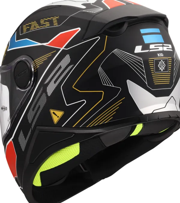 LS2 FF812 Kinderhelm Zero Grey Red> Integraalhelmen