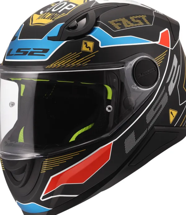 LS2 FF812 Kinderhelm Zero Grey Red> Integraalhelmen