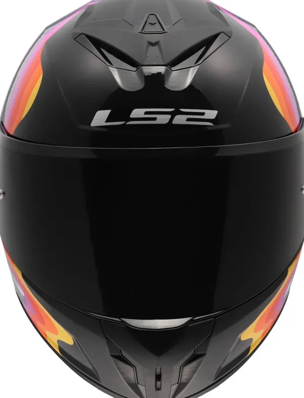 LS2 FF820 Rapid III Flow Black Multi> Integraalhelmen