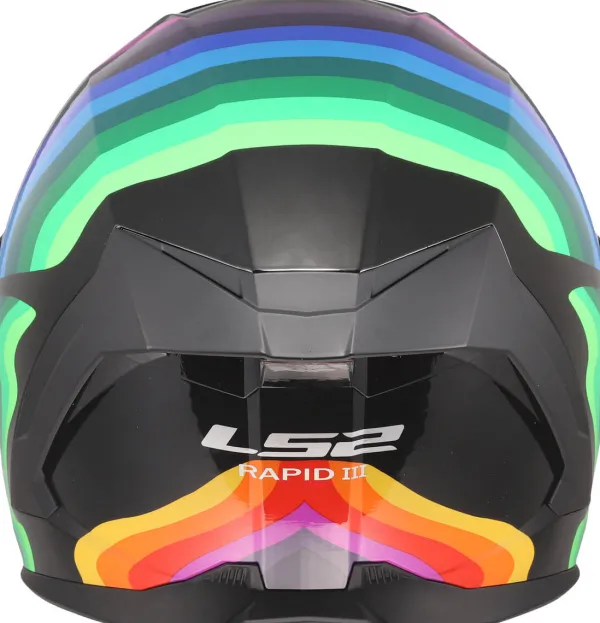 LS2 FF820 Rapid III Flow Black Multi> Integraalhelmen