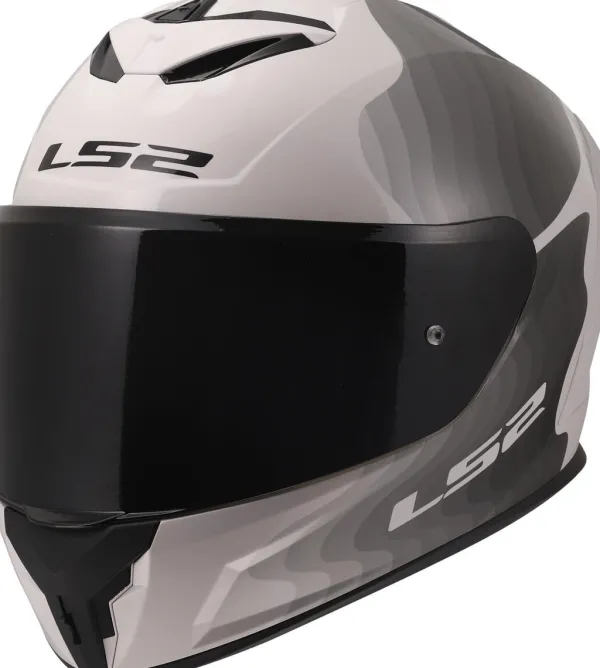 LS2 FF820 Rapid III Flow White Grey> Integraalhelmen