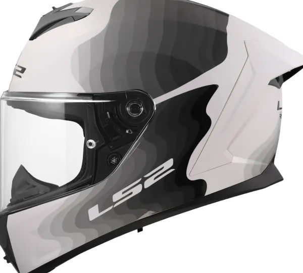LS2 FF820 Rapid III Flow White Grey> Integraalhelmen