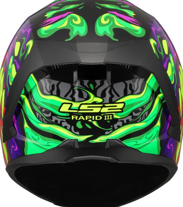 LS2 FF820 Rapid III Lycant Purple Green> Integraalhelmen