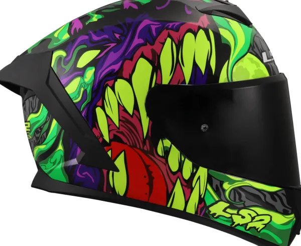 LS2 FF820 Rapid III Lycant Purple Green> Integraalhelmen