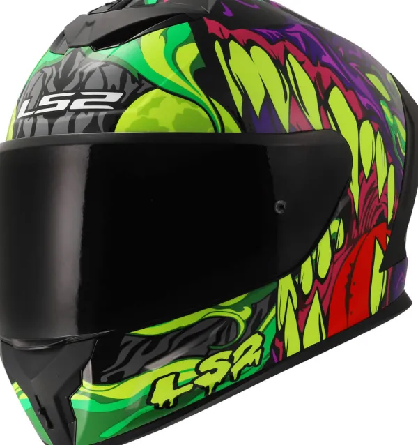 LS2 FF820 Rapid III Lycant Purple Green> Integraalhelmen