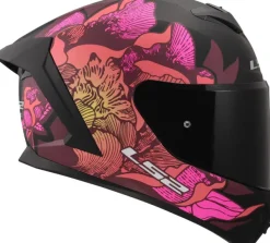 LS2 FF820 Rapid III Poppies Ii Black Pink><noscript><img width=