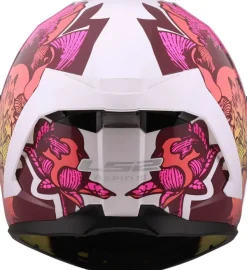 LS2 FF820 Rapid III Poppies Ii White Pink><noscript><img width=
