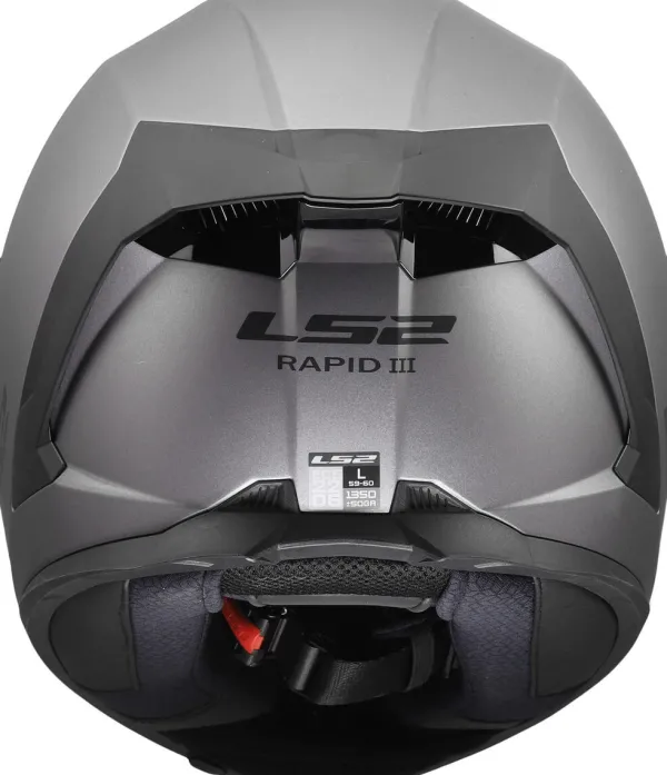 LS2 FF820 Rapid III Solid Matt Titanium> Integraalhelmen