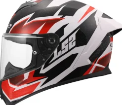 LS2 FF820 Rapid III Xtrem White Black Red> Integraalhelmen
