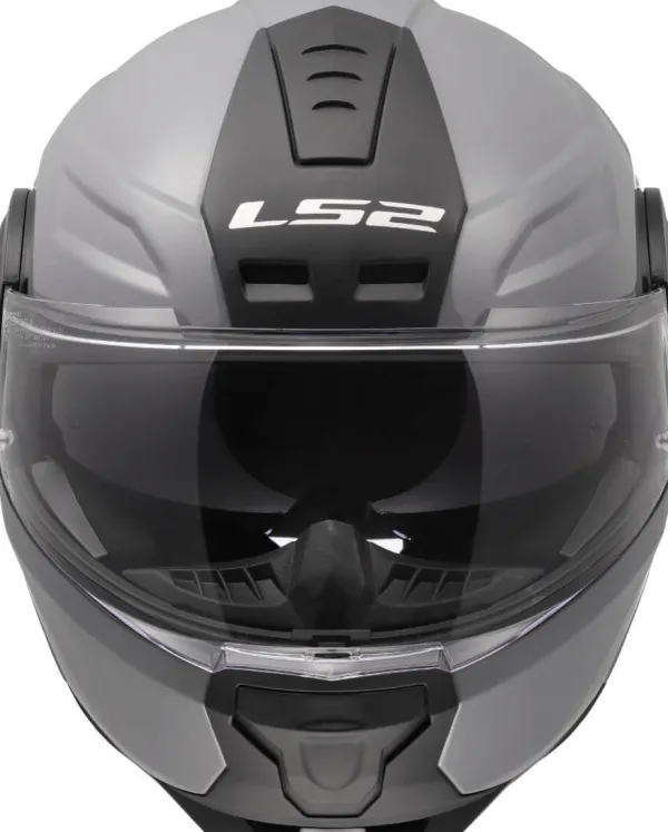 LS2 FF902 Scope II Nardo Grey-06> Systeemhelmen|Helmen Met Zonnevizier