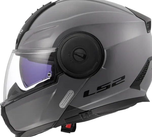 LS2 FF902 Scope II Nardo Grey-06> Systeemhelmen|Helmen Met Zonnevizier
