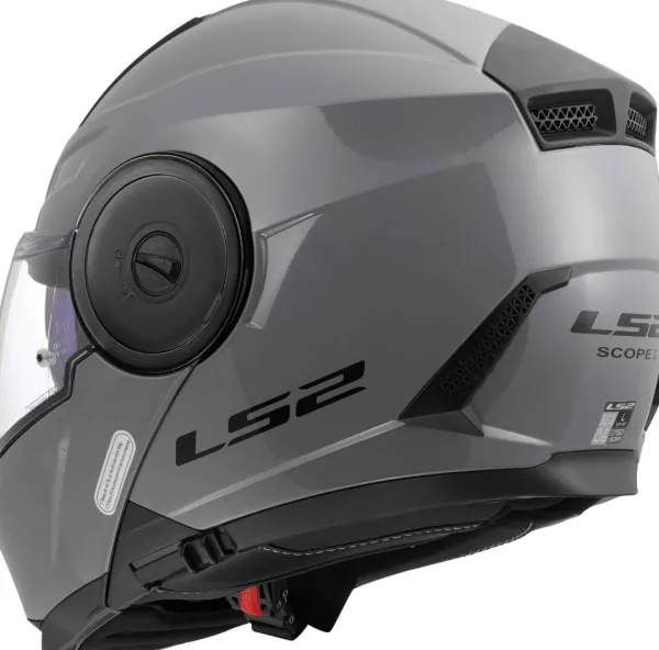 LS2 FF902 Scope II Nardo Grey-06> Systeemhelmen|Helmen Met Zonnevizier