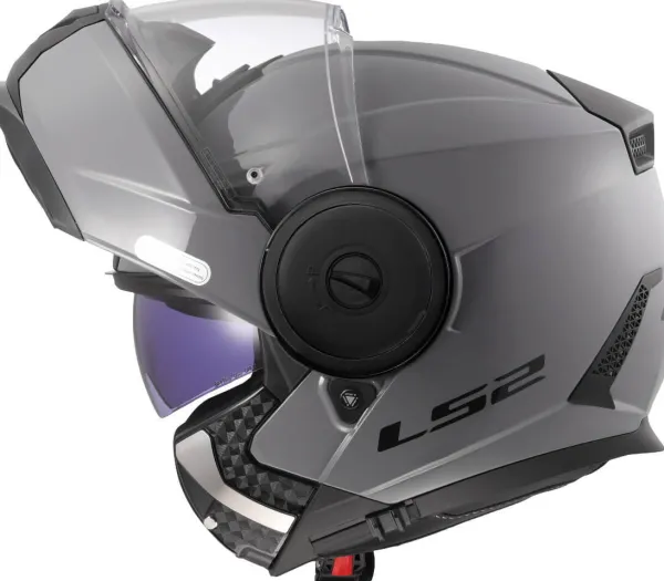 LS2 FF902 Scope II Nardo Grey-06> Systeemhelmen|Helmen Met Zonnevizier