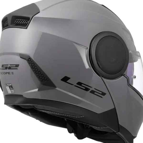 LS2 FF902 Scope II Nardo Grey-06> Systeemhelmen|Helmen Met Zonnevizier