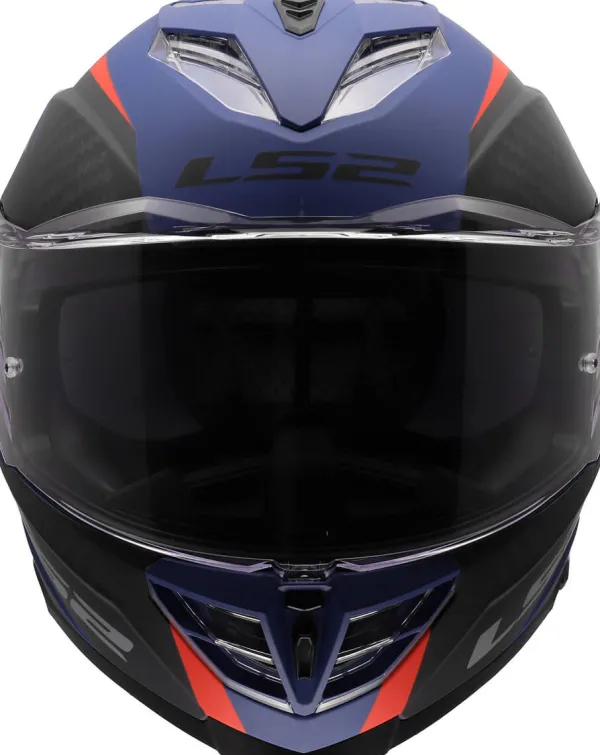 LS2 FF818 Storm III Dynamo Blue Red> Integraalhelmen|Race Helmen