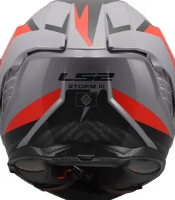 LS2 FF818 Storm III Dynamo Grey Red><noscript><img width=