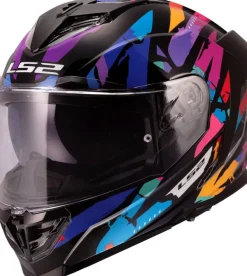 LS2 FF818 Storm III Kaos Black Purple Blue><noscript><img width=