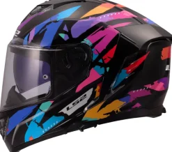 LS2 FF818 Storm III Kaos Black Purple Blue><noscript><img width=