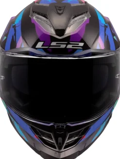 LS2 FF818 Storm III Kaos Black Purple Blue><noscript><img width=
