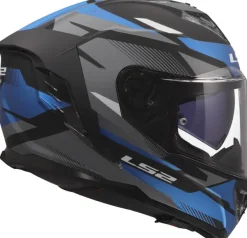 LS2 FF818 Storm III Komai Black Blue> Integraalhelmen|Race Helmen