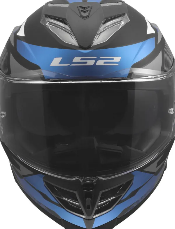 LS2 FF818 Storm III Komai Black Blue> Integraalhelmen|Race Helmen
