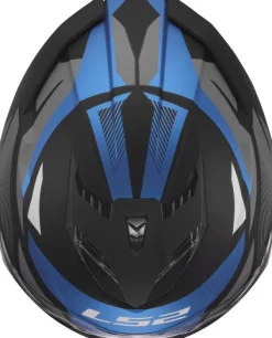 LS2 FF818 Storm III Komai Black Blue><noscript><img width=