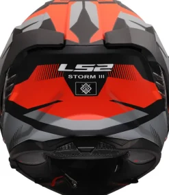 LS2 FF818 Storm III Komai Black Red> Integraalhelmen|Race Helmen