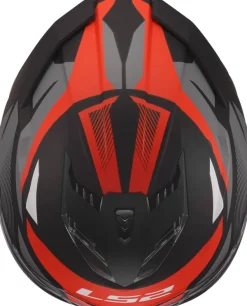 LS2 FF818 Storm III Komai Black Red> Integraalhelmen|Race Helmen