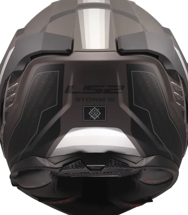 LS2 FF818 Storm III Sporty Black Grey> Integraalhelmen|Race Helmen