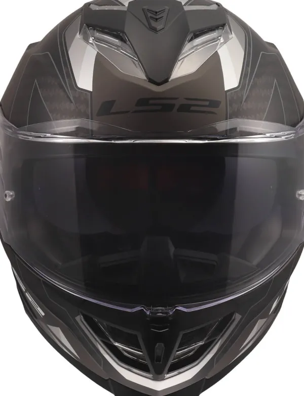 LS2 FF818 Storm III Sporty Black Grey> Integraalhelmen|Race Helmen