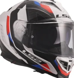 LS2 FF818 Storm III Sporty White Blue Red><noscript><img width=