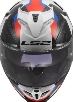 LS2 FF818 Storm III Sporty White Blue Red><noscript><img width=