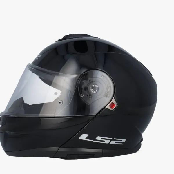 LS2 FF908 Strobe II Gloss Black> Systeemhelmen|Helmen Met Zonnevizier