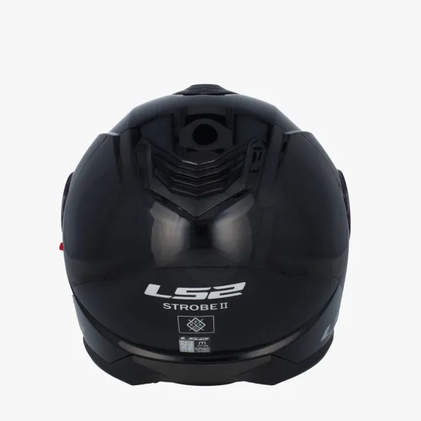 LS2 FF908 Strobe II Gloss Black> Systeemhelmen|Helmen Met Zonnevizier