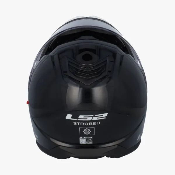 LS2 FF908 Strobe II Gloss Black> Systeemhelmen|Helmen Met Zonnevizier