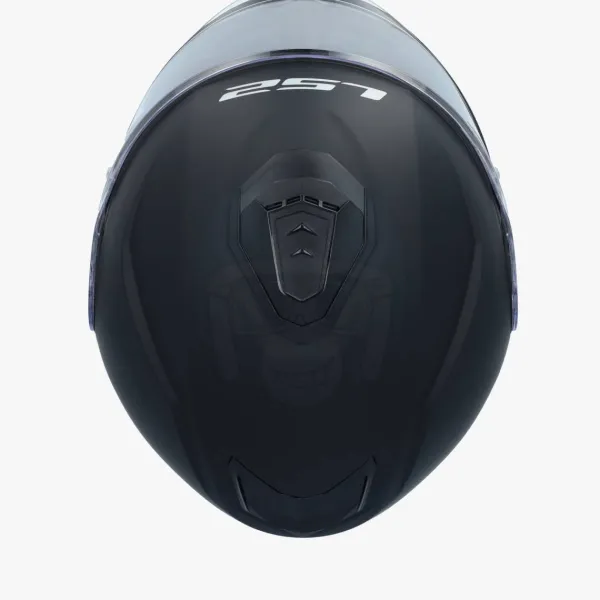 LS2 FF908 Strobe II Matt Black> Systeemhelmen|Helmen Met Zonnevizier