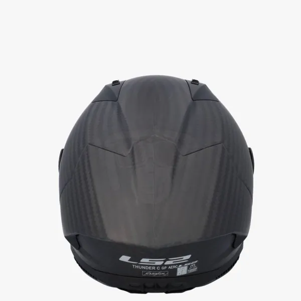 LS2 FF805 Thunder Carbon Gp Aero Spoiler Matt Black> Integraalhelmen|Helmen Met Zonnevizier